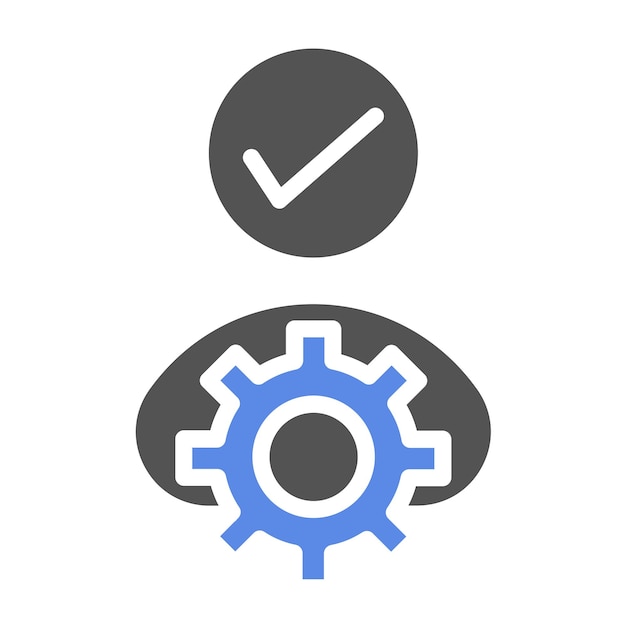 Vector Design SelfService Checkout Icon Style (stile di icona di self-service)