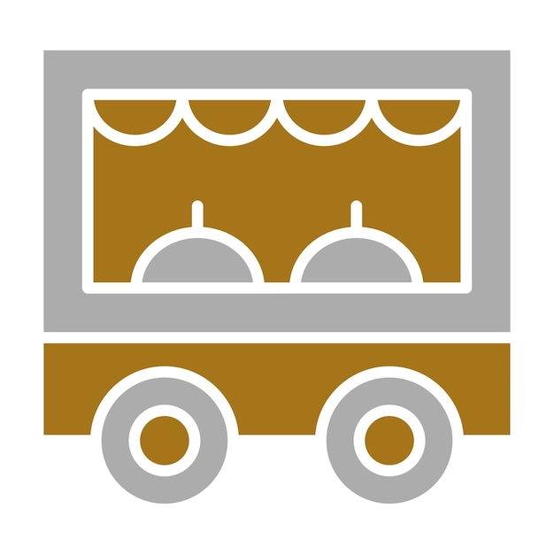 Vector Design Street Food Icon Style (Stilo di icona di cibo di strada vettoriale)