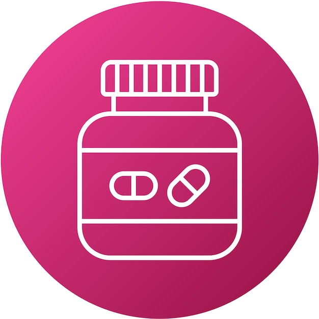 Vector Design Supplements Icon Style (Stilo delle icone dei supplementi vettoriali)