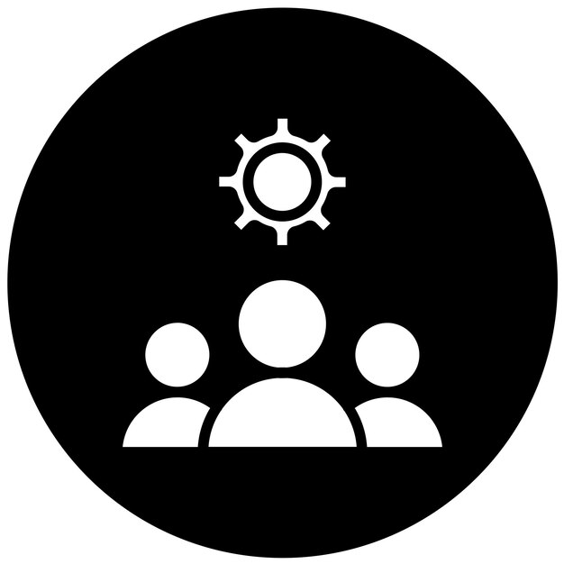 Vector Design Teamwork Icon Style (stile di icona di progettazione vettoriale)