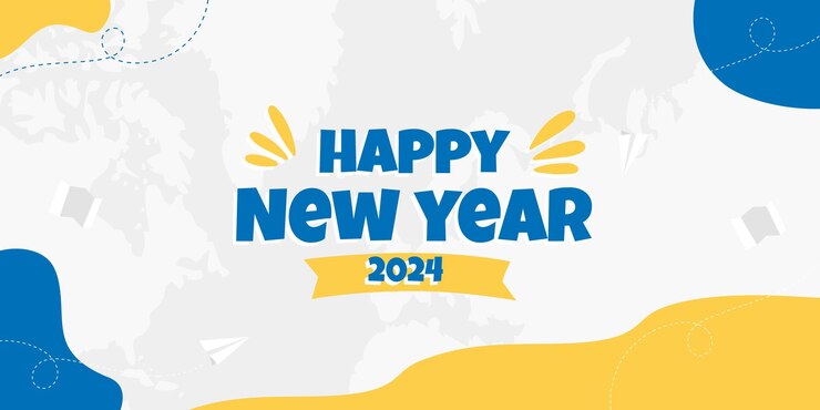 Vector happy fun lettering design del nuovo anno 2023