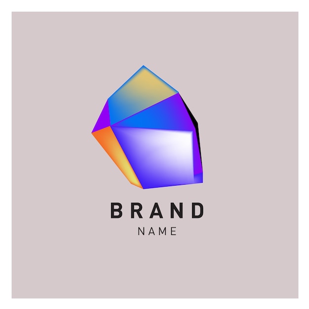 Vector Logo Design colorato astratto