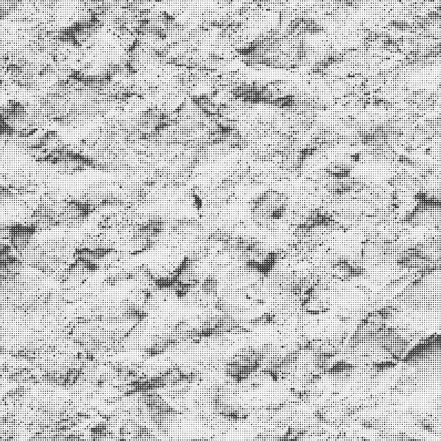 Vector vintage rock pietra superficie in bianco e nero monocromatico semitono astratto decorazione realistica texture di sfondo