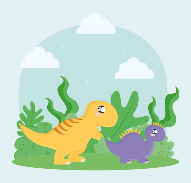 Velociraptor e spinosauro