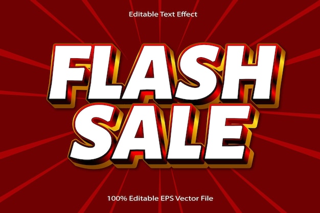 Venda Flash Effetto di testo modificabile Effetto di rilievo Stile di gradiente dei cartoni animati
