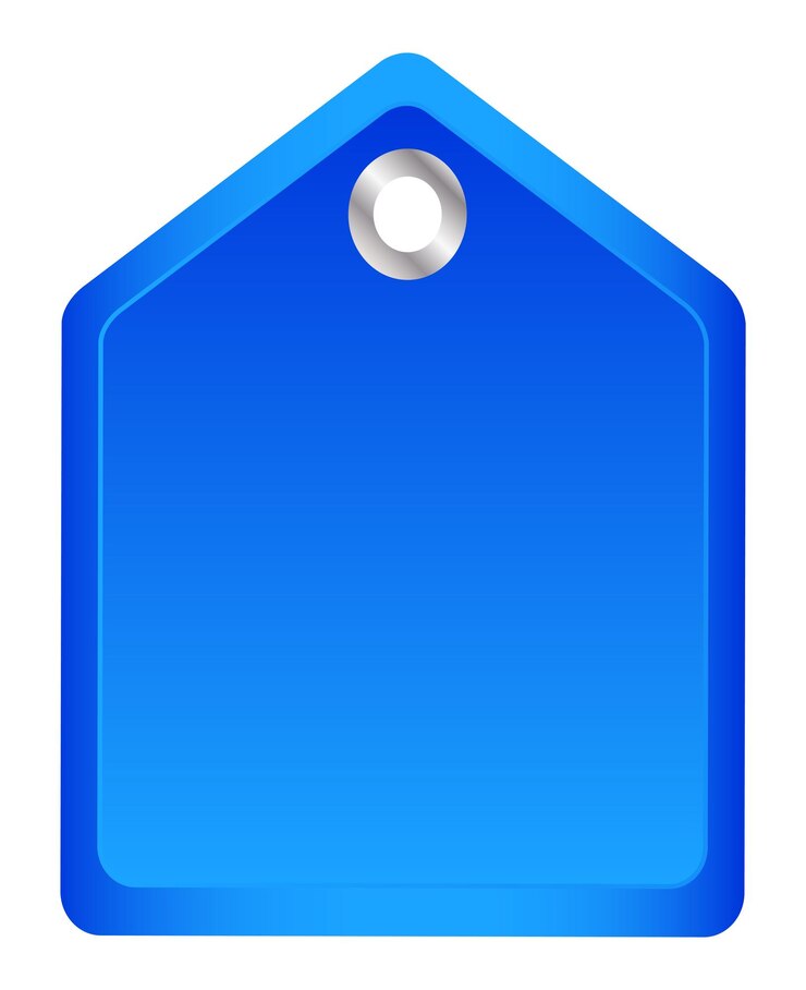 Vendita a sconto blu vuoto