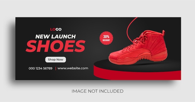 Vendita del prodotto copertina facebook design o modello banner web