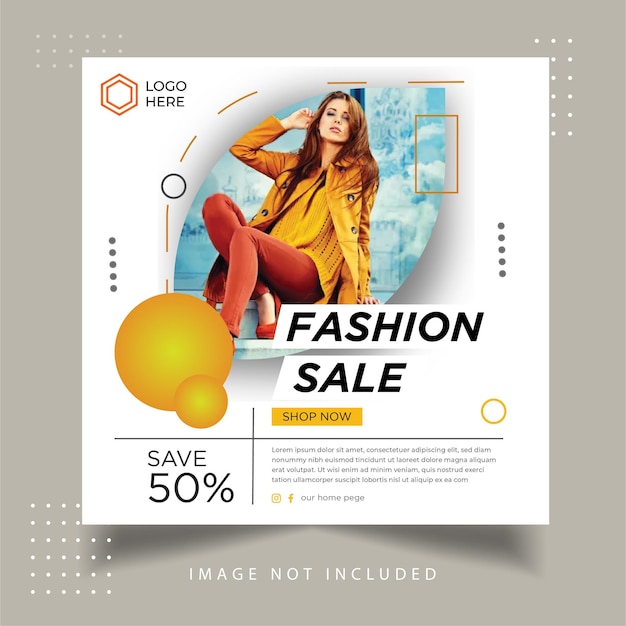 vendita di moda social media Instagram post