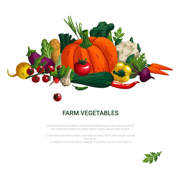 Verdure cibo sano Concept