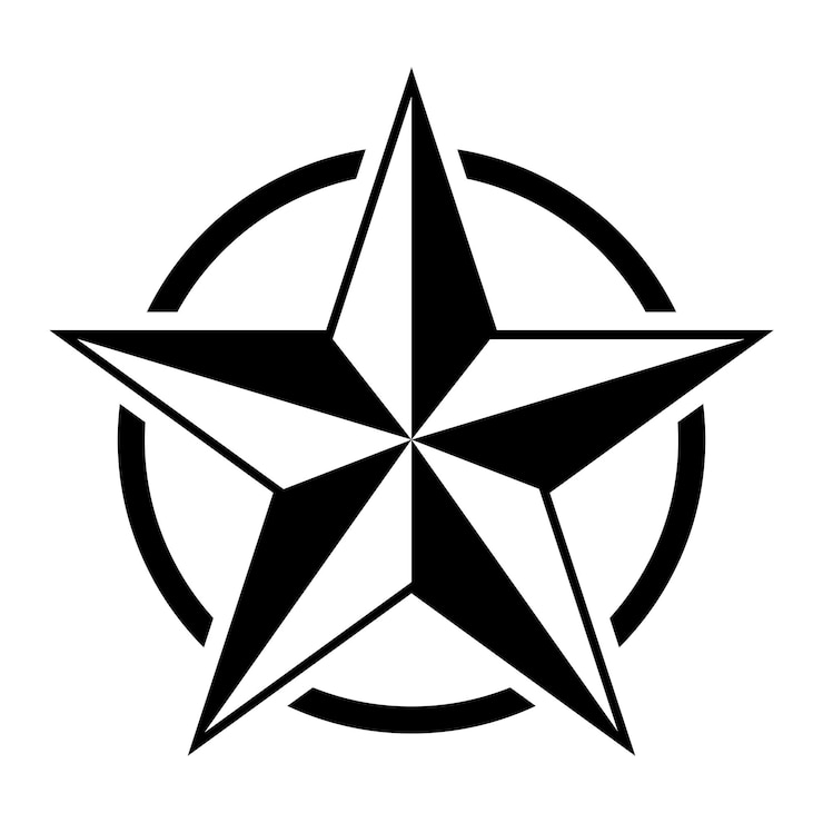 Vettore vetore di icona stellare