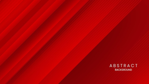 Vettore astratto rettangolo lungo rosso scuro con sfondo a righe e ombra futuristico moderno