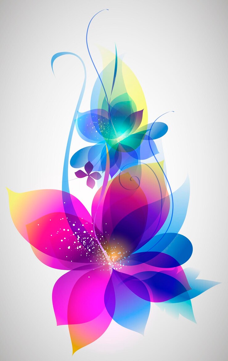 Vettore vettore bellissima arte di sfondo di fiori per il design