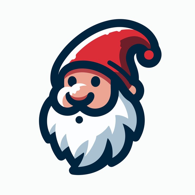 Vettore vettore del logo gnomo