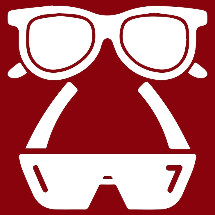 Vettore vettore del logo o del set di icone degli occhiali da sole