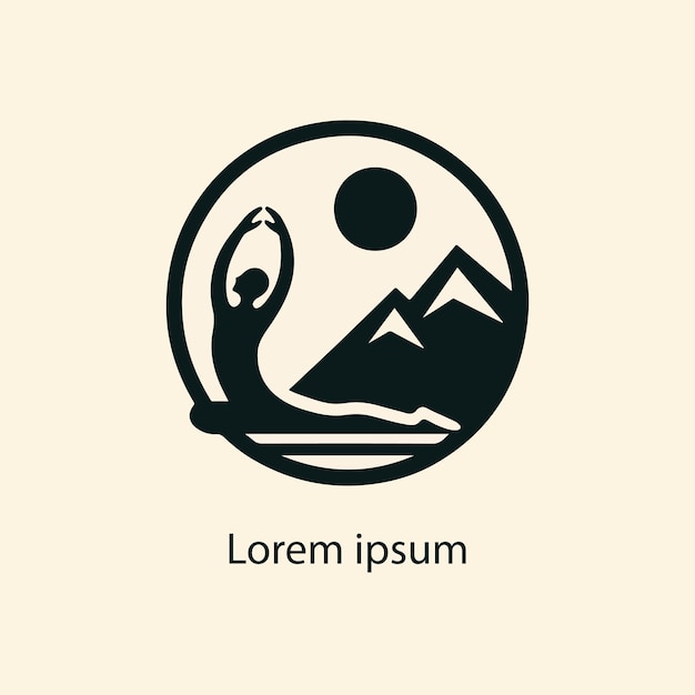 Vettore del logo Yoga