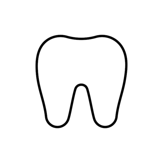 Vettore del set di logo dell'icona del dente