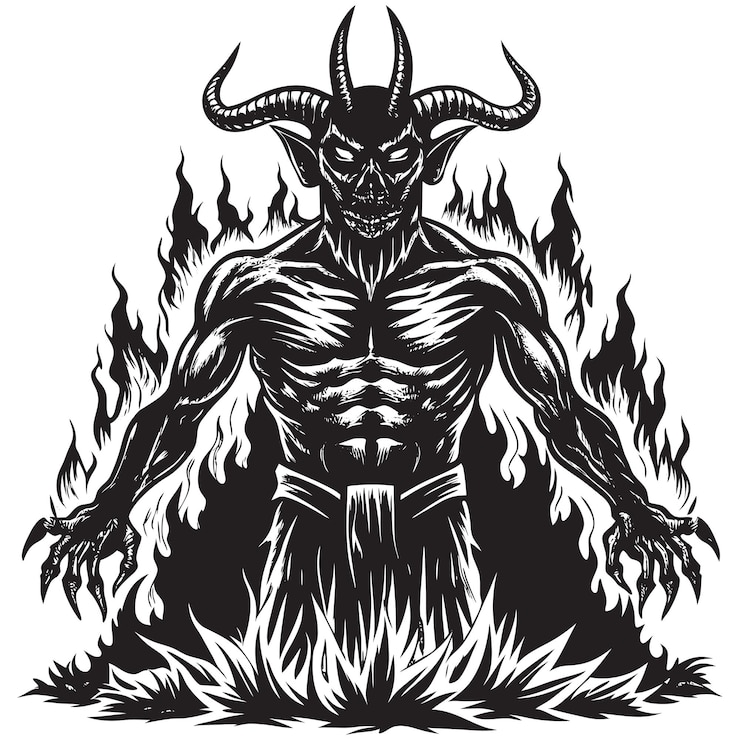 Vettore vettore dell'inferno