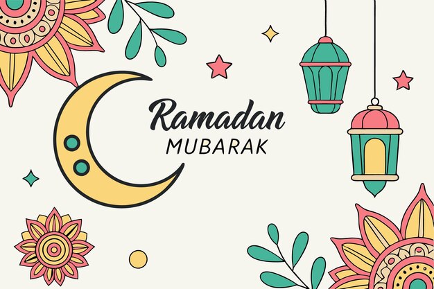 Vettore della carta del Ramadan