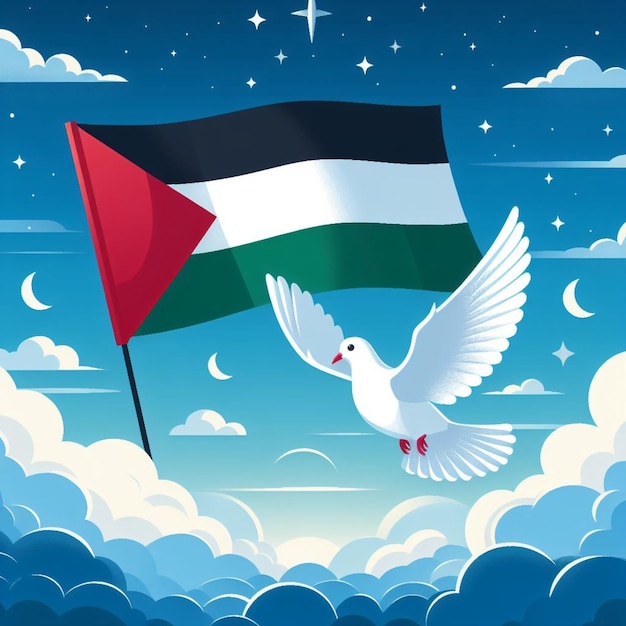 vettore della Palestina libera