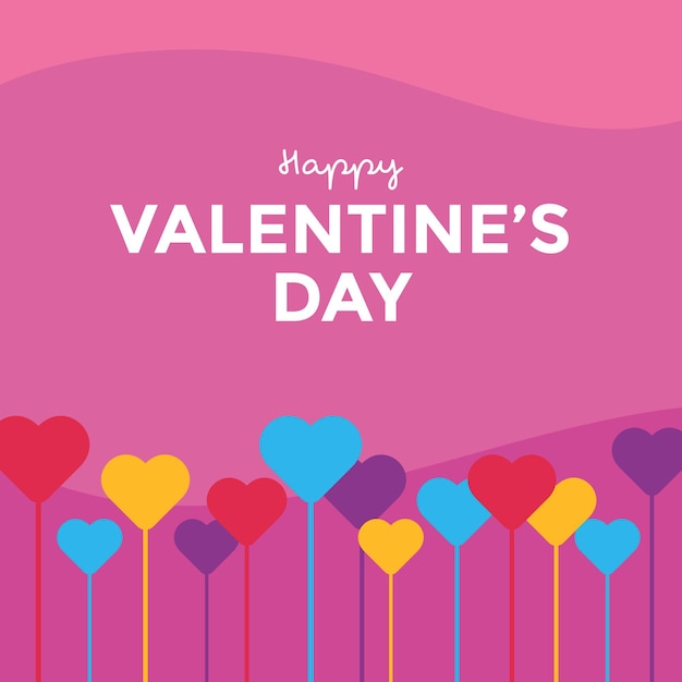 Vettore di Buon San Valentino Buono per biglietto di auguri di San Valentino ecc