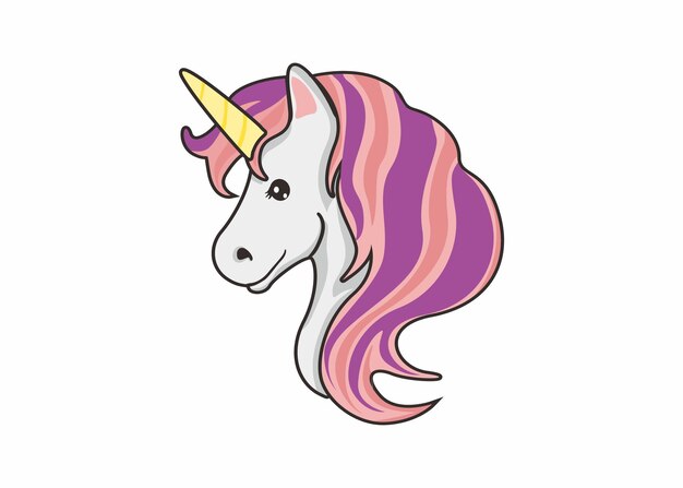 Vettore di cartoni animati Unicorn