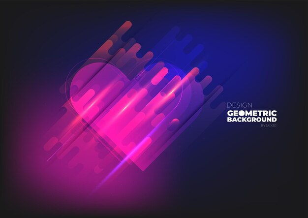 Vettore di colore di sfondo della tecnologia per il web e il design