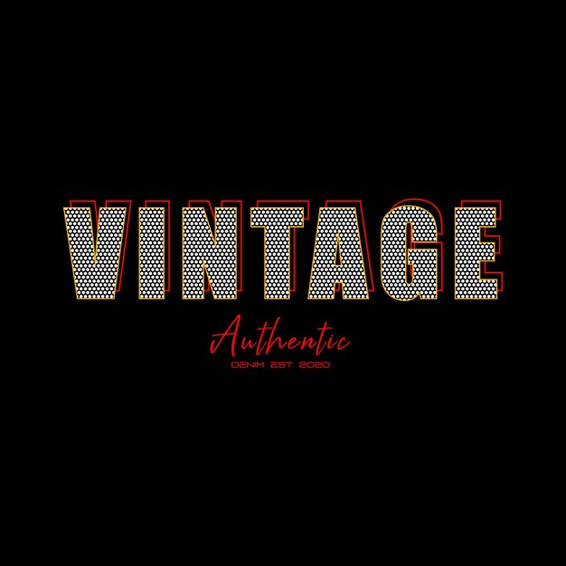 vettore di disegno tipografico vintage per maglietta stampata