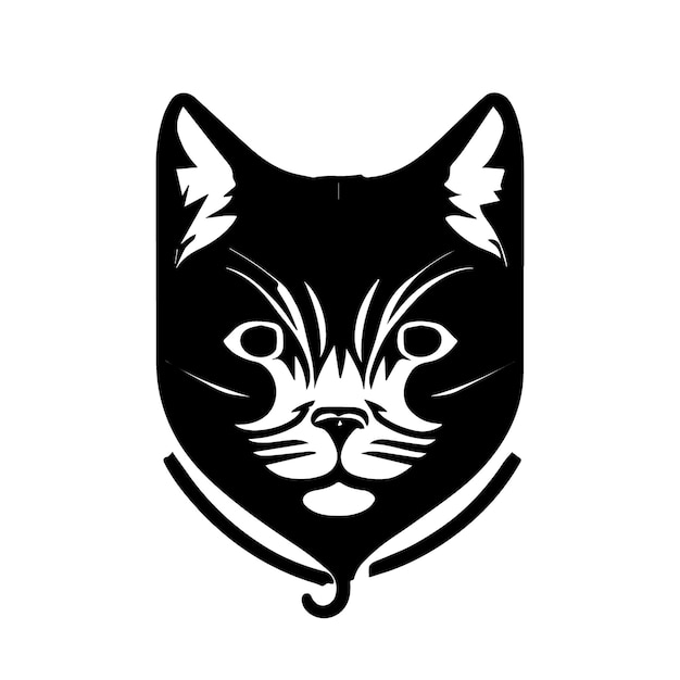 vettore di gatto o logo vettoriale