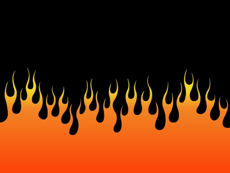 Vettore vettore di illustrazione di fiamma di fuoco