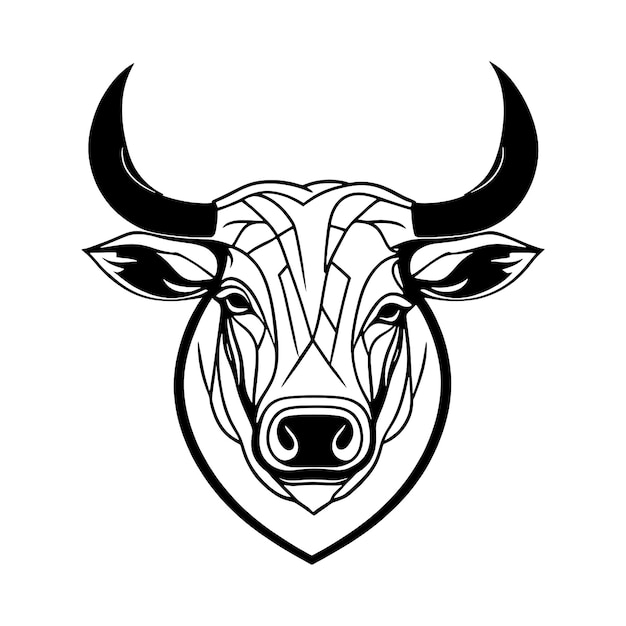 Vettore di logo del toro