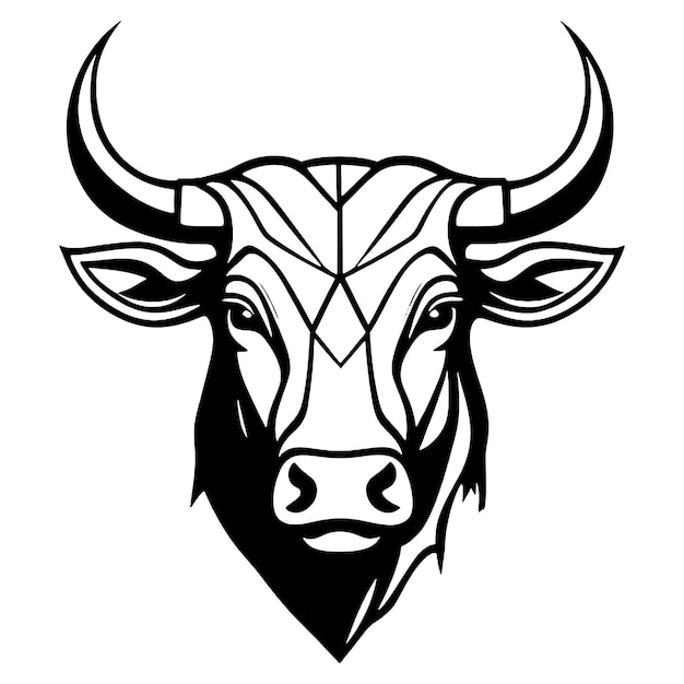 Vettore di logo del toro