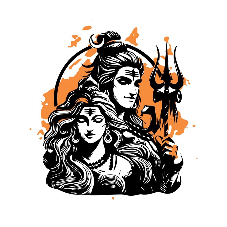 Vettore vettore di lord shiva