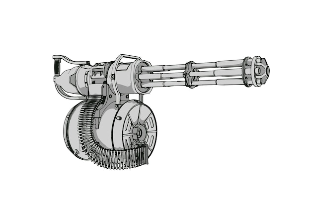 Vettore di mitragliatrici e minigun