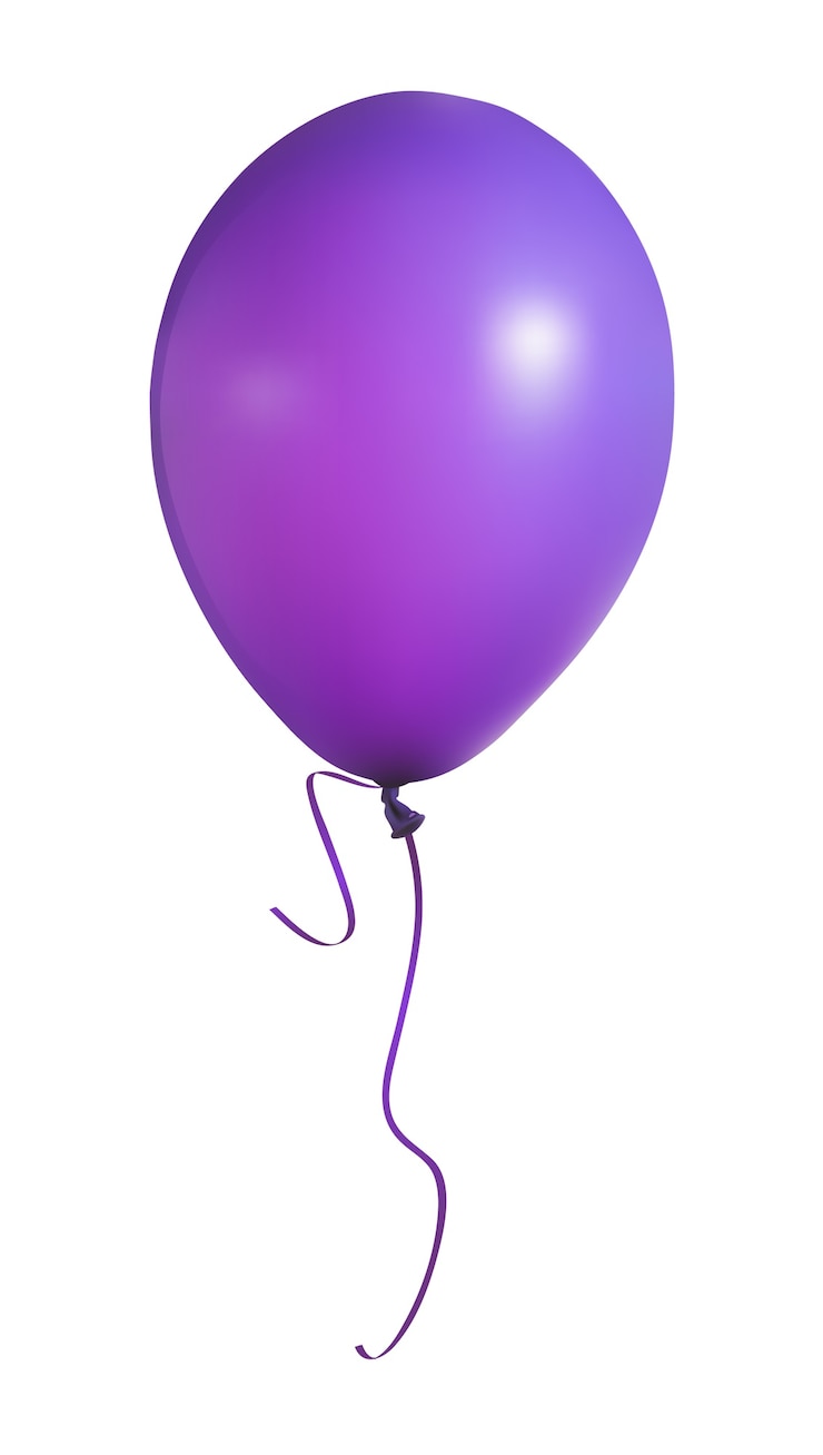 Vettore vettore di palloncino viola