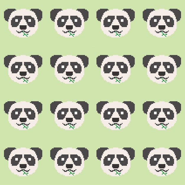 vettore di pixel animale antropomorfo