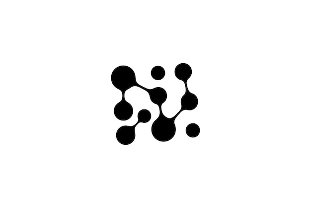 Vettore di progettazione del logo del simbolo Neuron