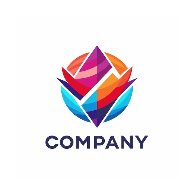 Vettore di progettazione di logo creativo ed elegante, astratto e minimalista per qualsiasi azienda di marca