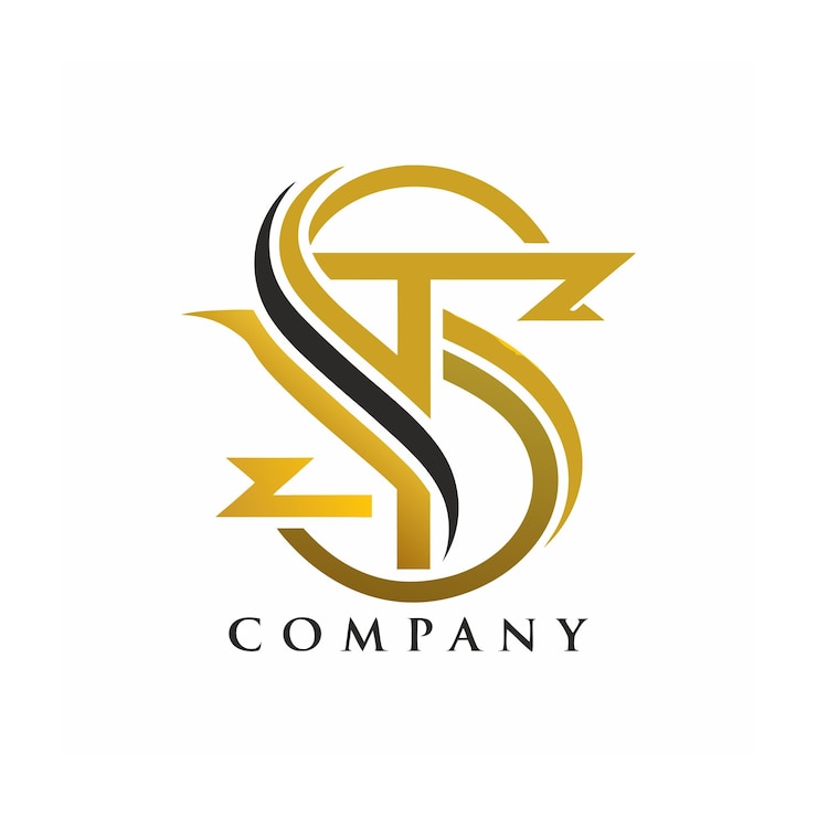 Vettore vettore di progettazione di logo creativo ed elegante, astratto e minimalista per qualsiasi azienda di marca
