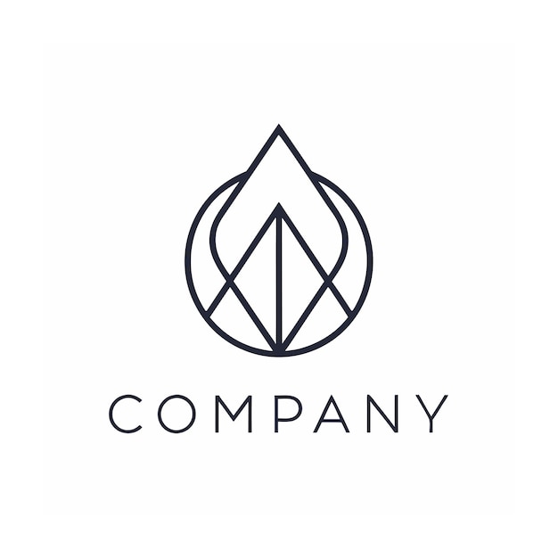 Vettore di progettazione di logo minimalista creativo ed elegante per qualsiasi azienda di brand business