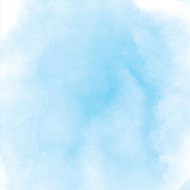 Vettore di sfondo acquerello astratto bianco e blu
