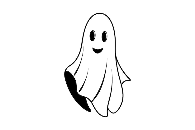 Vettore di silhouette fantasma per grafici