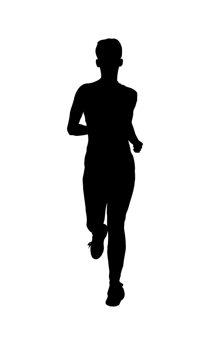 Vettore di sport ragazze ginnastica esercizio posa silhouette isolate su sfondo bianco