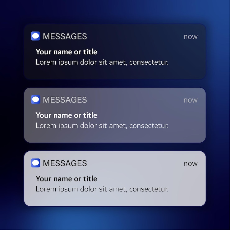 Vettore vettore gratuito di notifica di messaggio telefonico