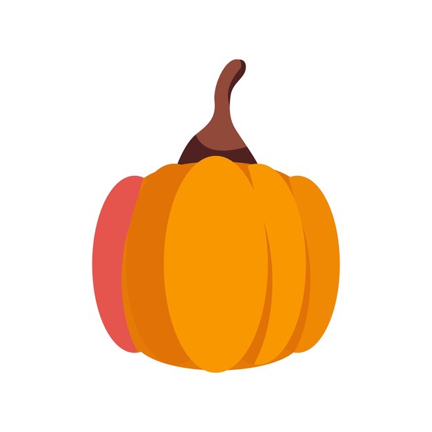 vettore icona vegetale di zucca vettore isolato