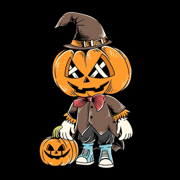 vettore Illustrazione di vettore del carattere di Halloween