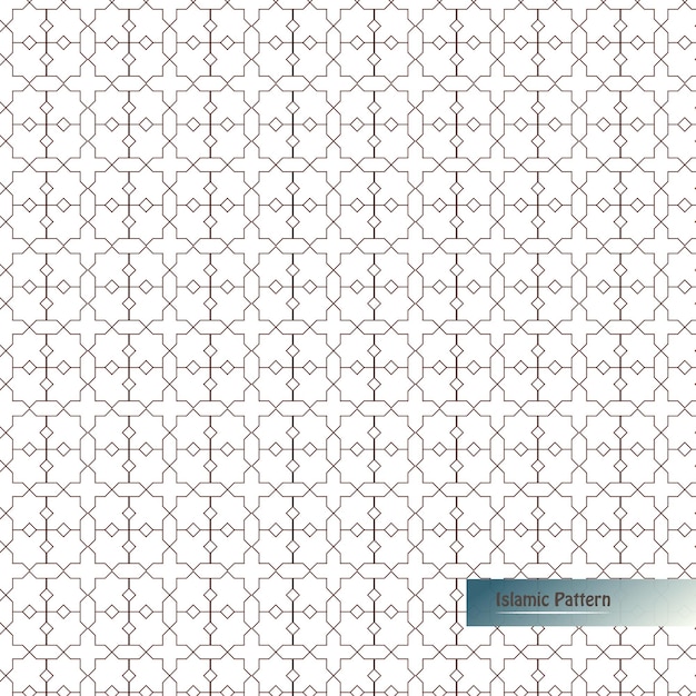 Vettore libero astratto geometrico sfondo islamico