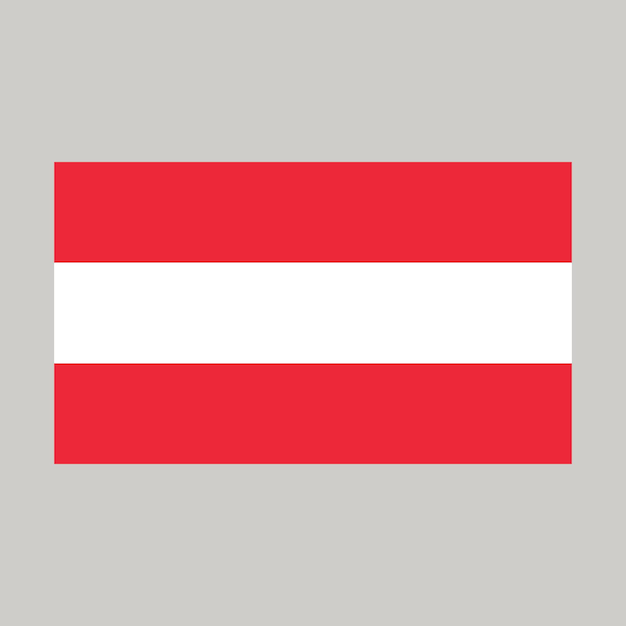Vettore libero dalla bandiera austriaca