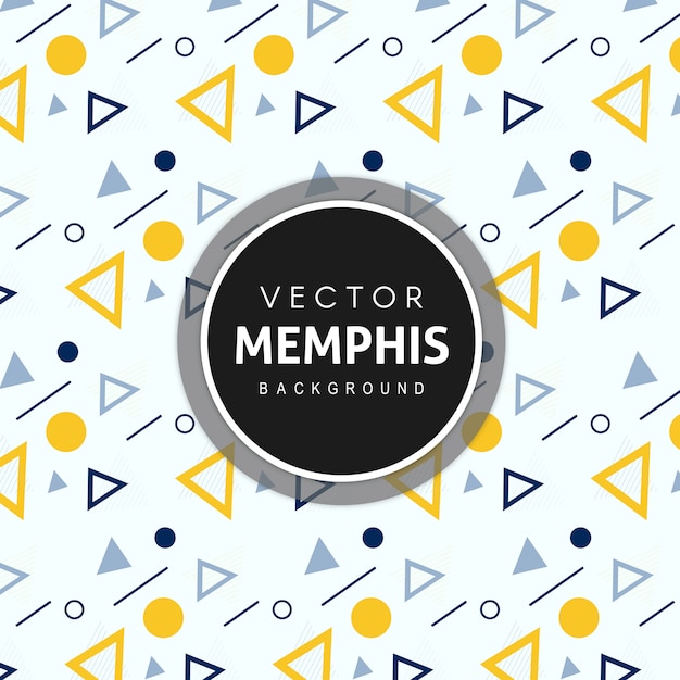 Vettore Memphis Pattern Background