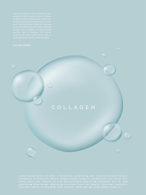 Vettore minimalista astratto gocce d'acqua poster copertina del libro o sfondo pubblicitario Light Bluex9