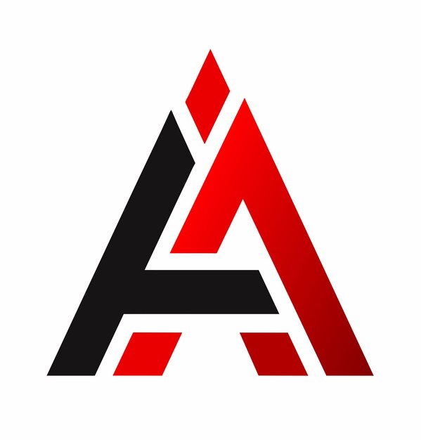 Vettore moderno monogramma lettera iniziale AAA modello di progettazione del logo
